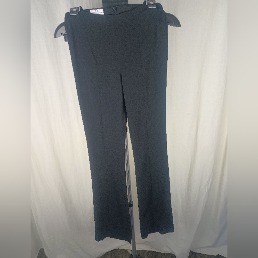 CO Collection Essential Black Pleated Dress Pants Elastic Waist Size XS NWT
